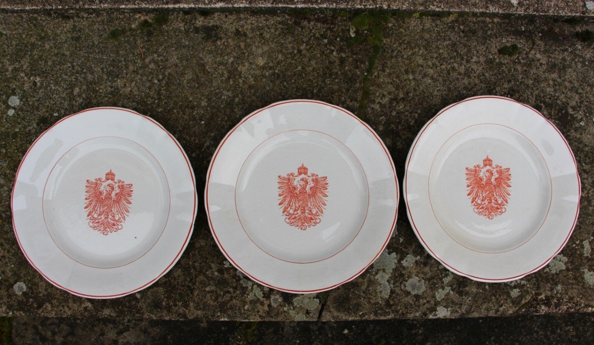 Series Of 12 Plates From The Personal Service Of William II At The Imperial Palace In Strasbourg -photo-4