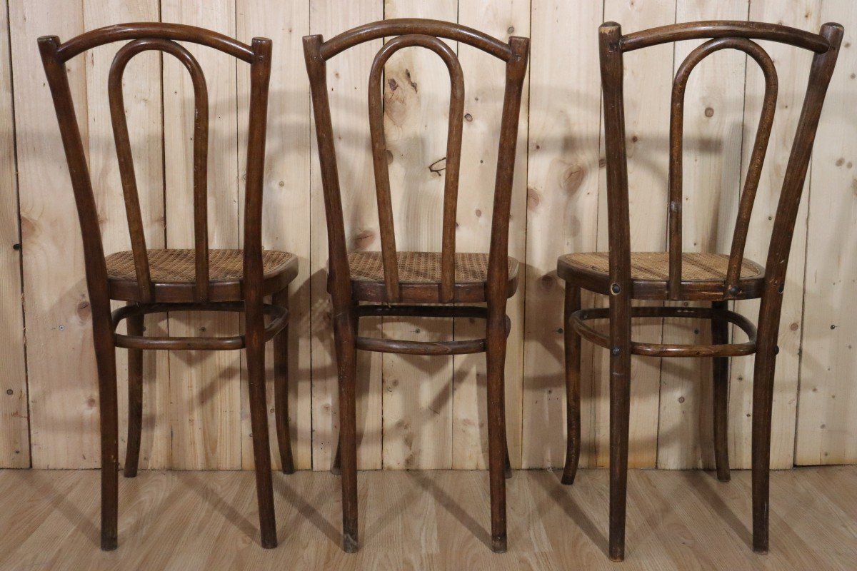 Set Of 6 Bistro Chairs No. 56 Thonet-photo-5