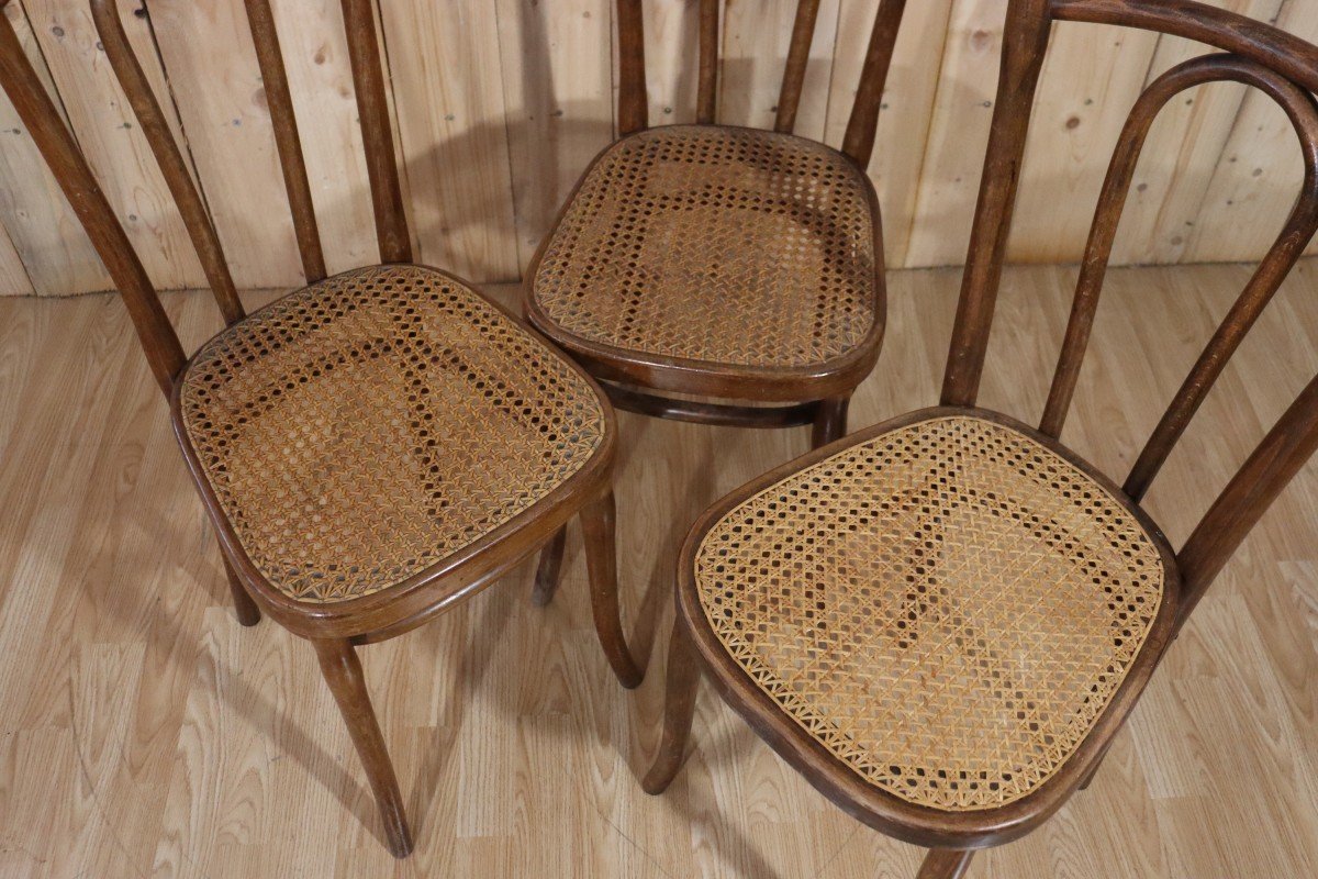 Set Of 6 Bistro Chairs No. 56 Thonet-photo-8