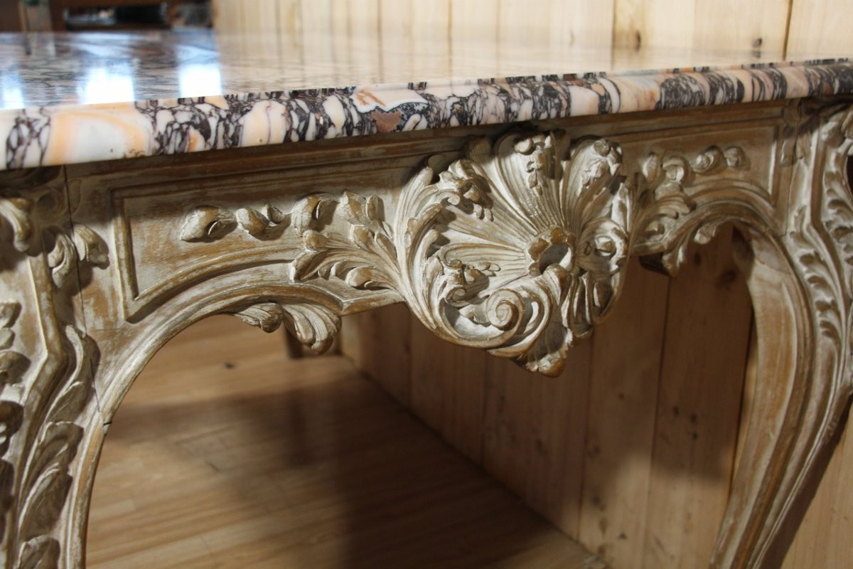 Grande Table A Gibier De Style régence-photo-2
