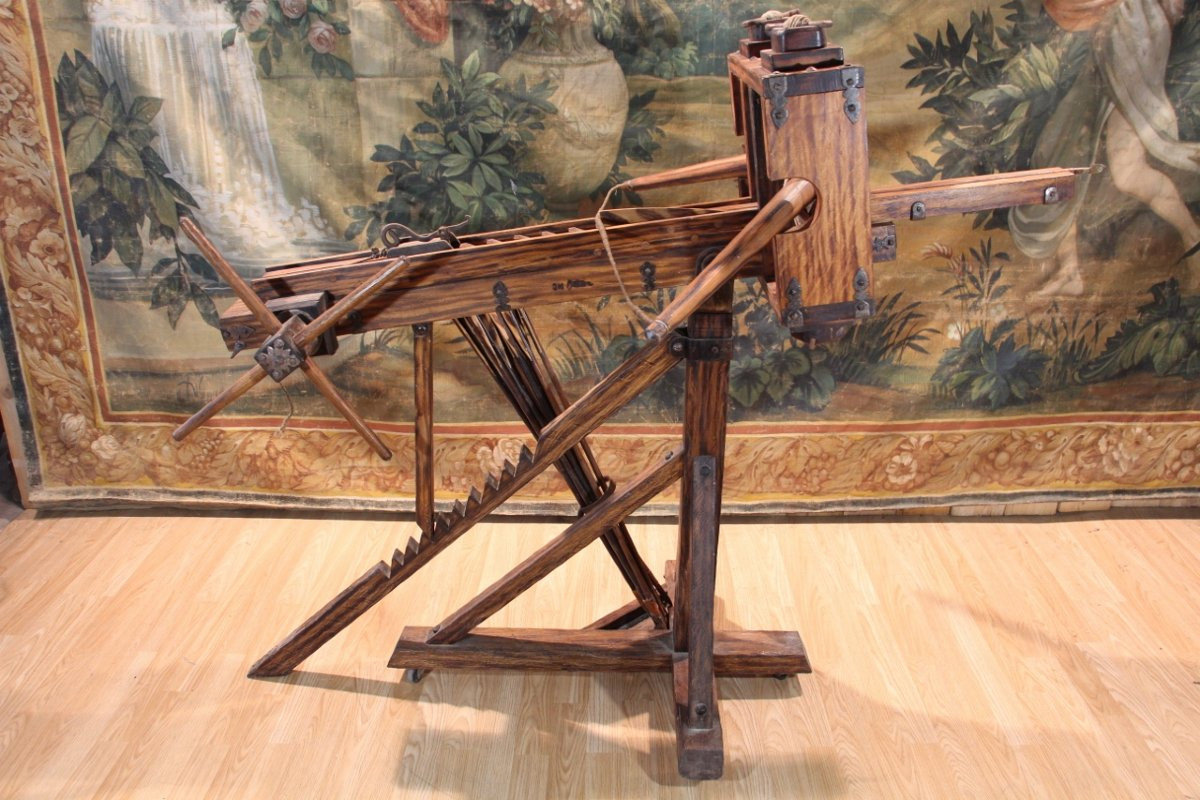 Baliste En Bois A Crémaillère Avec Ses Flèches -photo-1