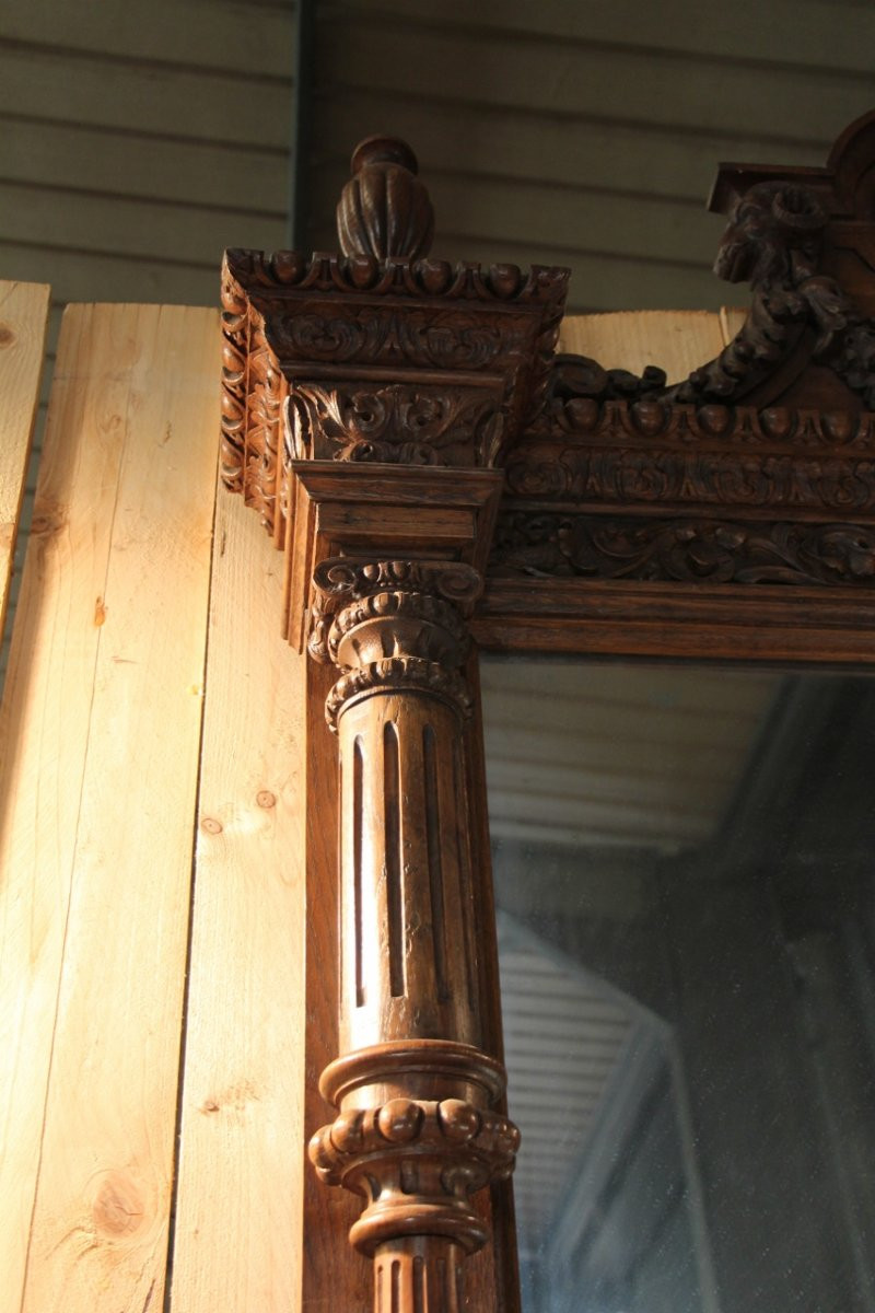 meuble d'entrée ou d'entre deux de château XIXeme , 350 cm de hauteur -photo-1