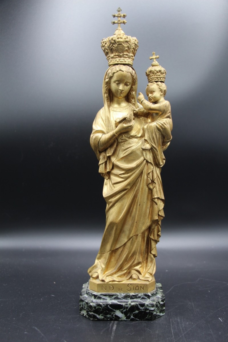 Bronze Statue Of Our Lady Of Zion 