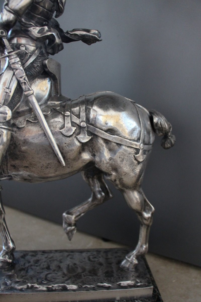 Jeanne d'Arc a cheval - Emmanuel FREMIET (1824-1910)-photo-1