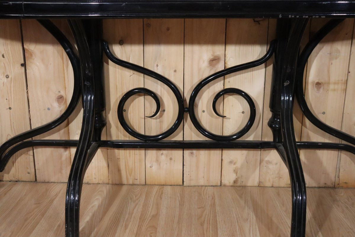 Thonet Style Curved Wooden Console-photo-2