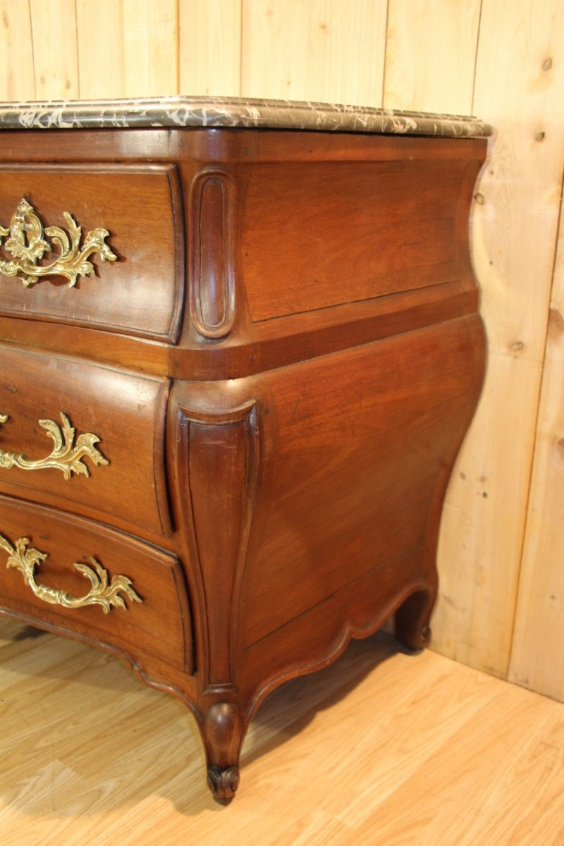 Early 18th Century Mahogany Chest Of Drawers, Port Work -photo-4