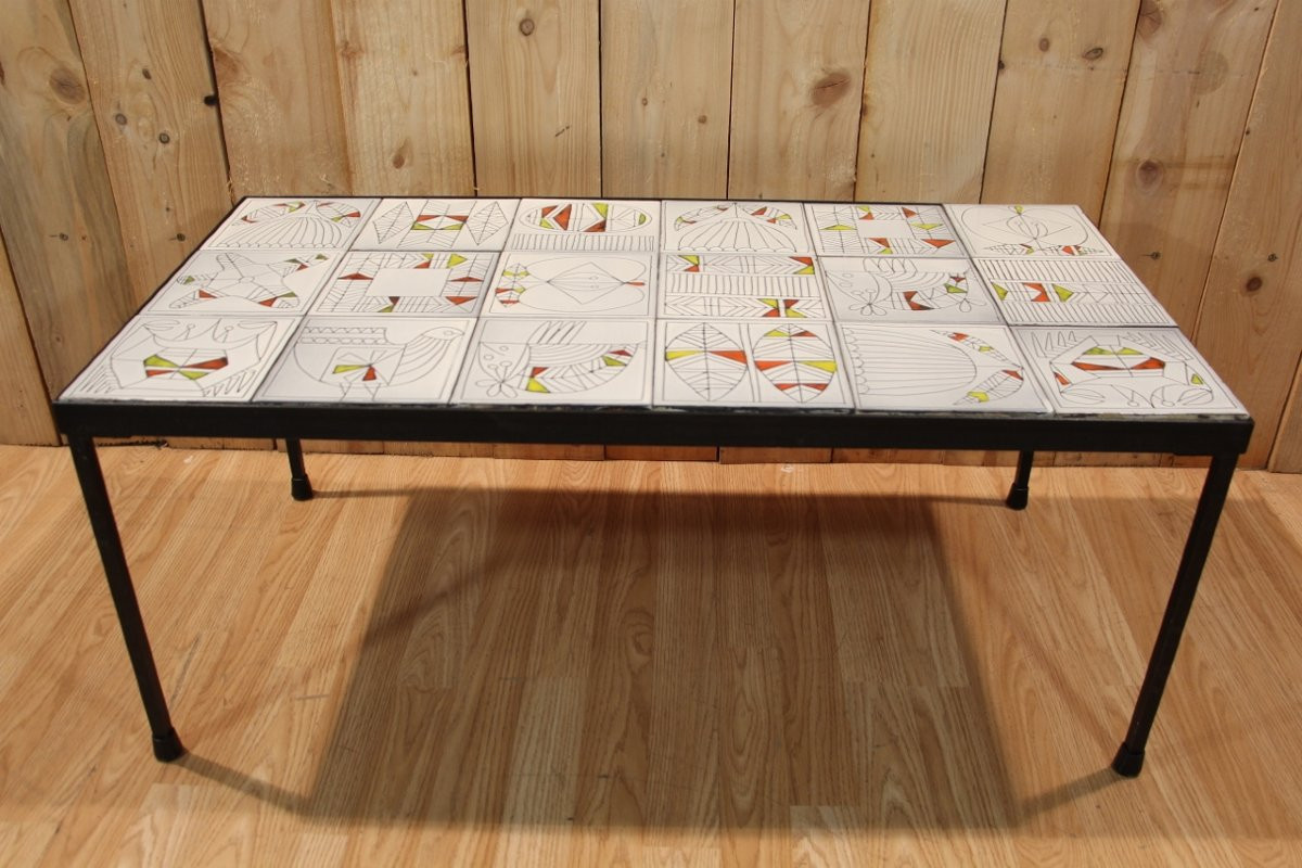 Roger Capron Coffee Table From The 1960s -photo-3