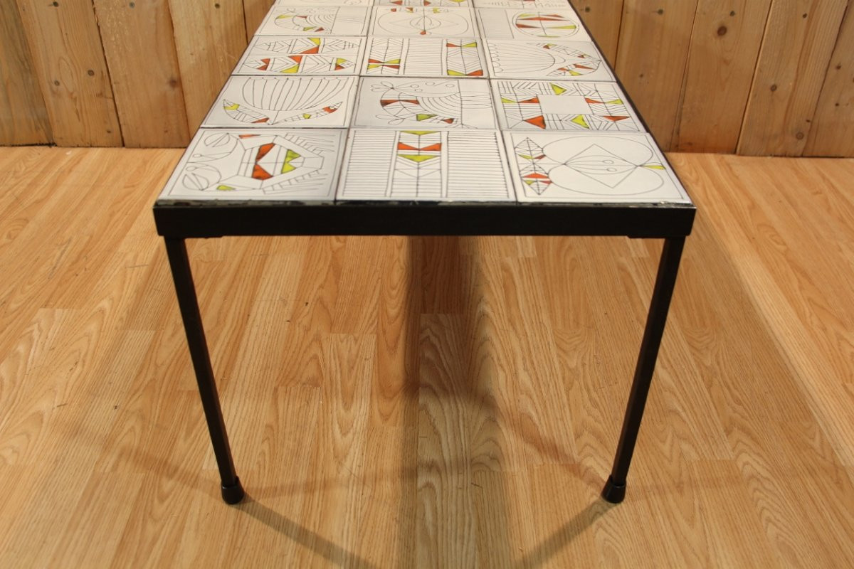 Roger Capron Coffee Table From The 1960s -photo-1