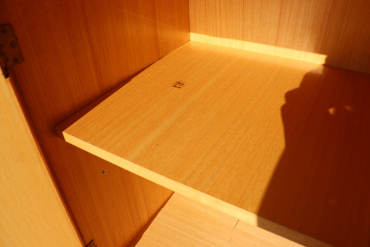 Rattan And Bamboo Sideboard Signed By Dal Vera Italy 1960-photo-4