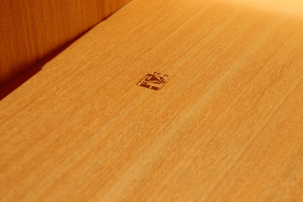 Rattan And Bamboo Sideboard Signed By Dal Vera Italy 1960-photo-5