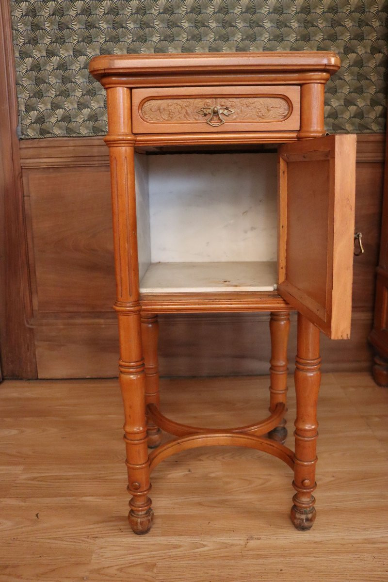 Double Bed And Bedside Table By Jacob & Josef Kohn Art Nouveau-photo-7