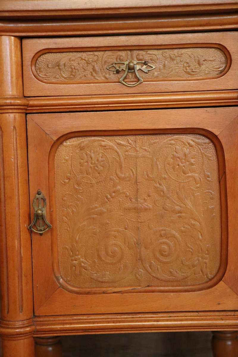 Double Bed And Bedside Table By Jacob & Josef Kohn Art Nouveau-photo-8