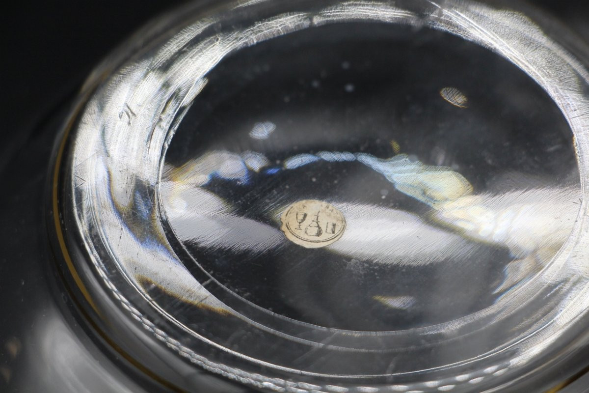 Baccarat Dinner Service Monogrammed In Gold Hr, Early 20th Century -photo-4