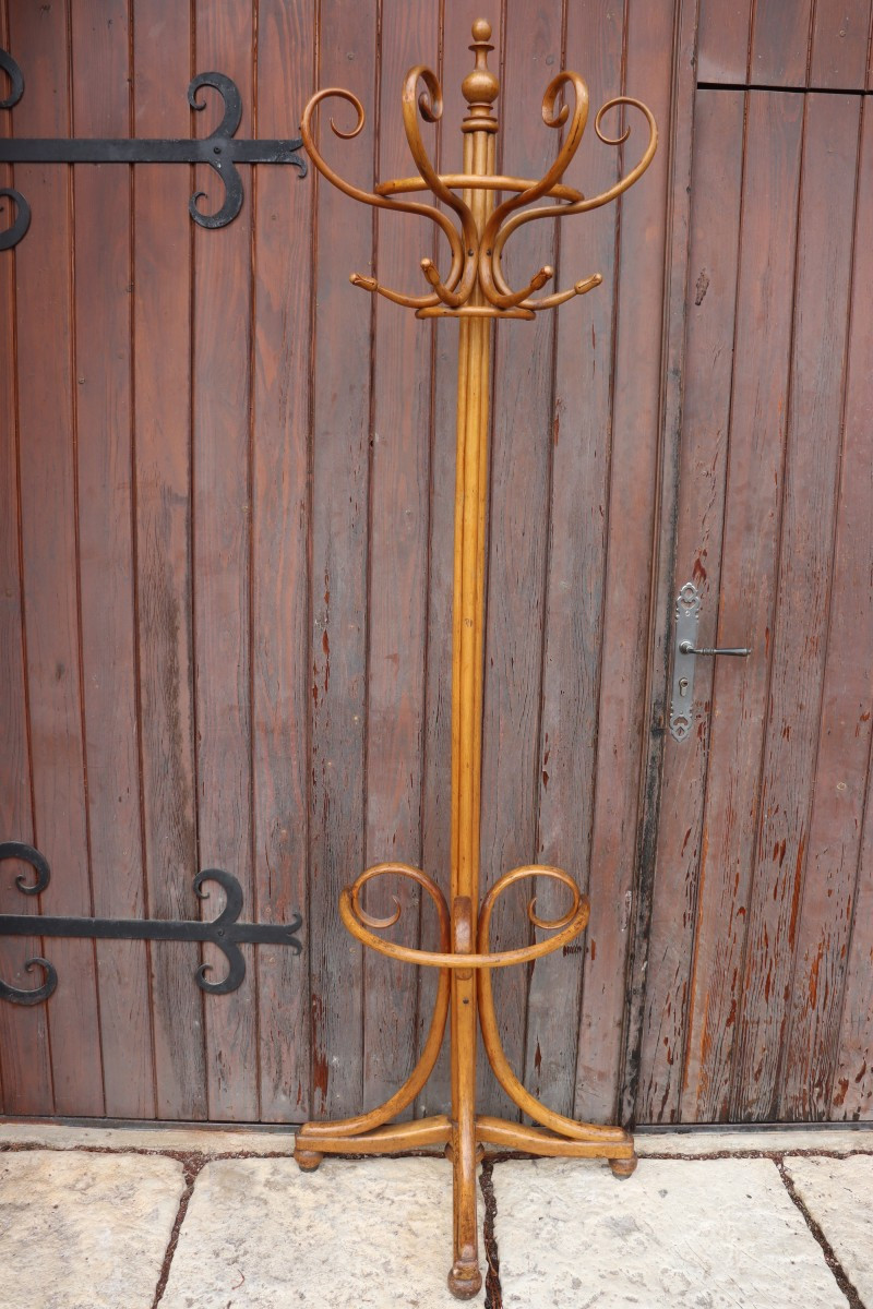  Jacob & Joseph Kohn Semi-spherical Coat Rack In Bentwood