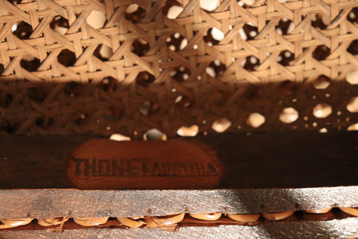 Set Of Eight Thonet Bistro Chairs No. 56-photo-7