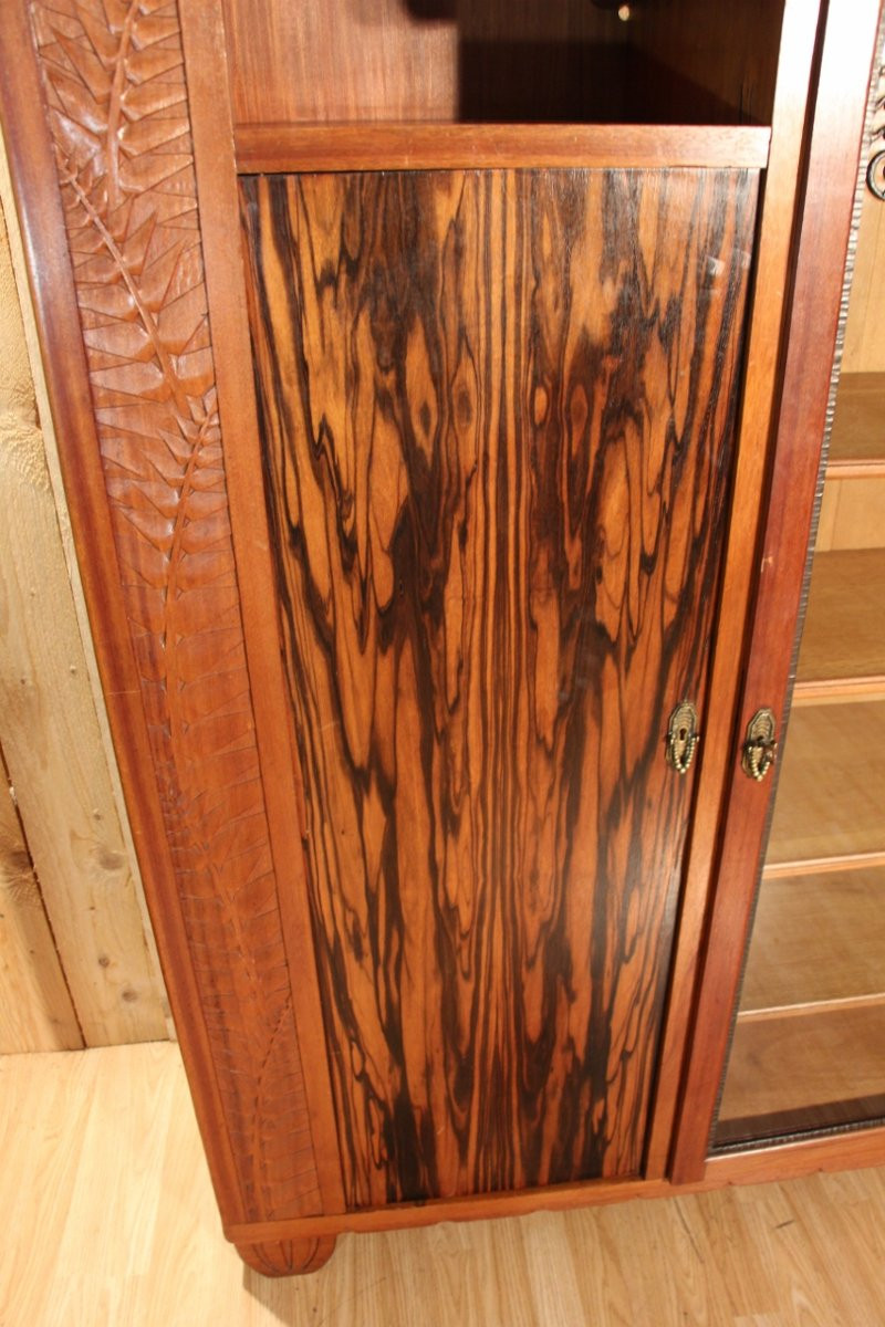 Bibliothèque Art Déco signée Gauthier Poinsignon-photo-2