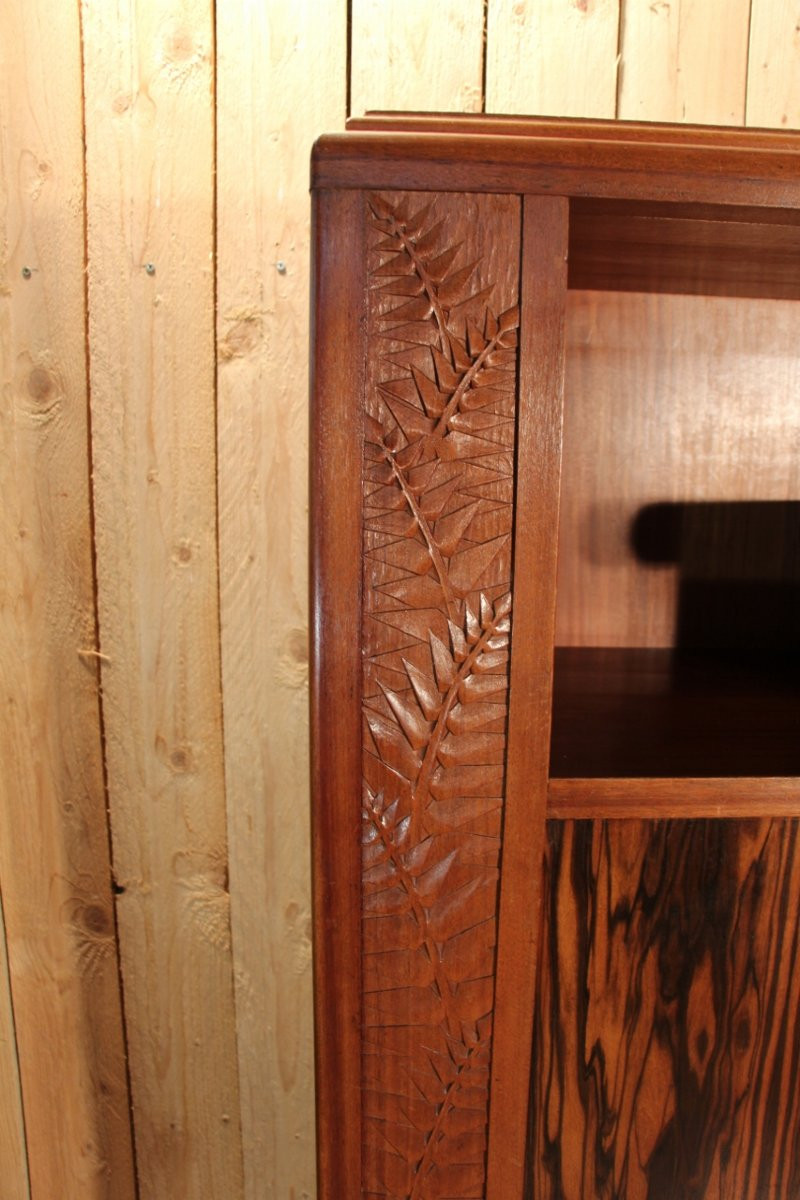 Bibliothèque Art Déco signée Gauthier Poinsignon-photo-5