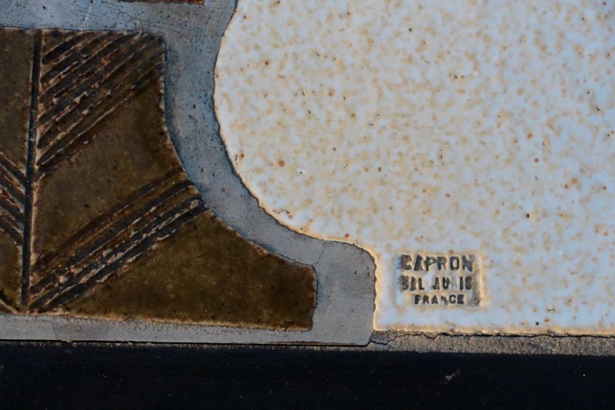 Roger Capron Coffee Table, Flower Model-photo-2