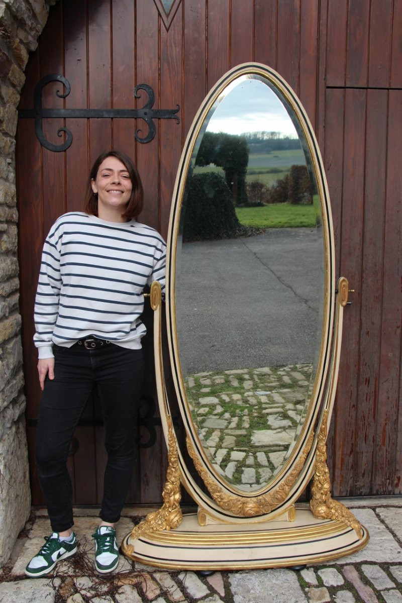 Art Deco Mirror By Maurice Dufrene Presented At The 1919 Salon Of Decorative Artists -photo-2