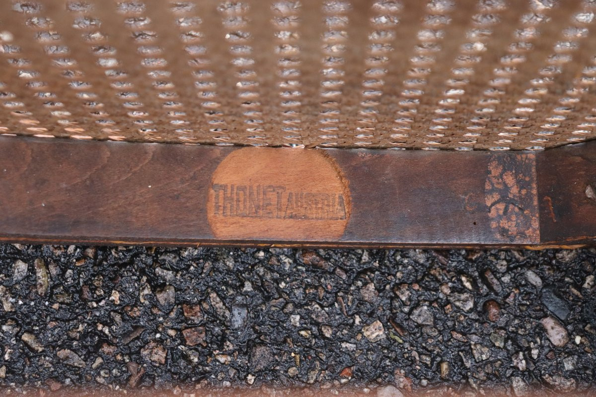 série de six chaises bistrot n°56 Thonet-photo-7