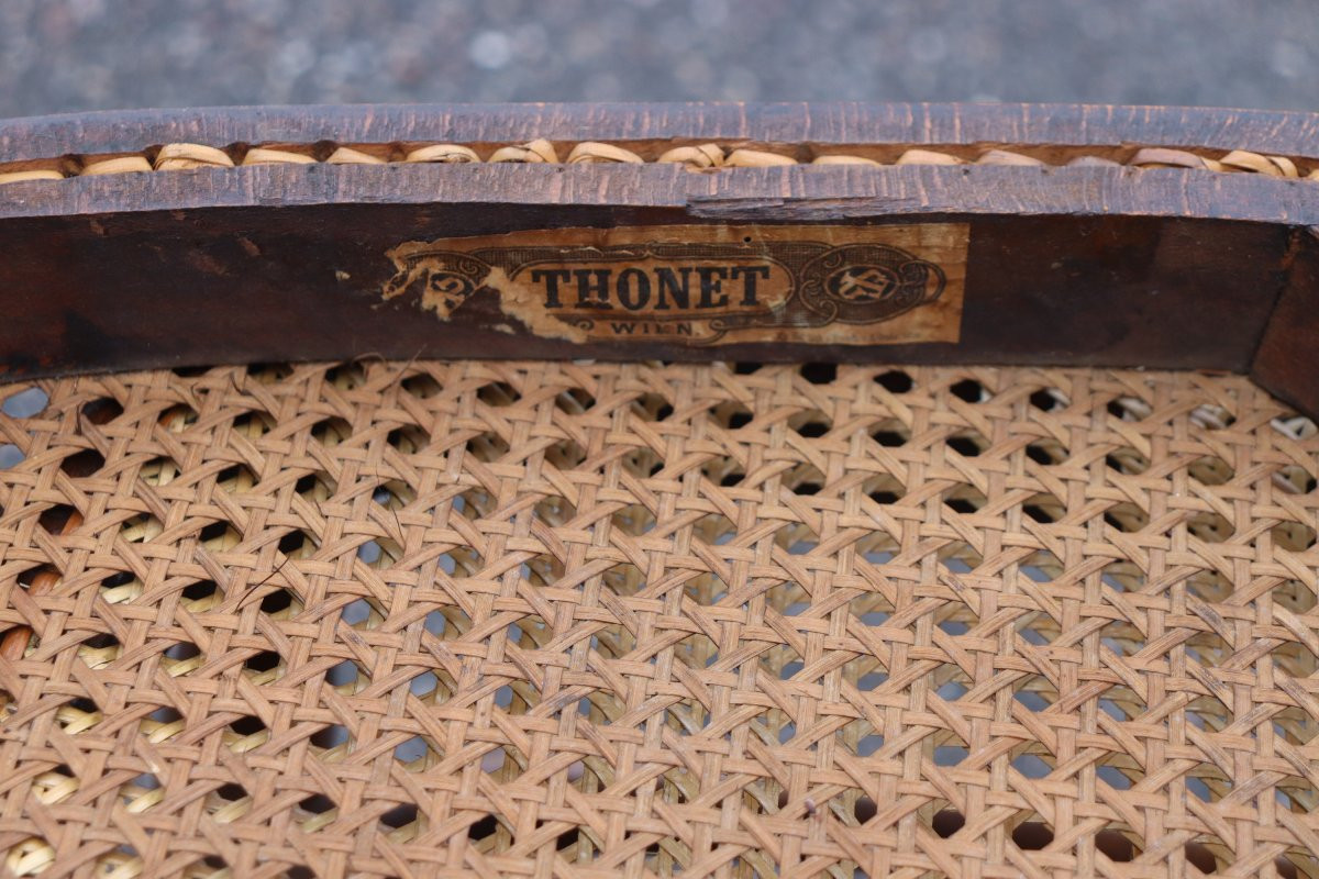 série de six chaises bistrot n°56 Thonet-photo-8