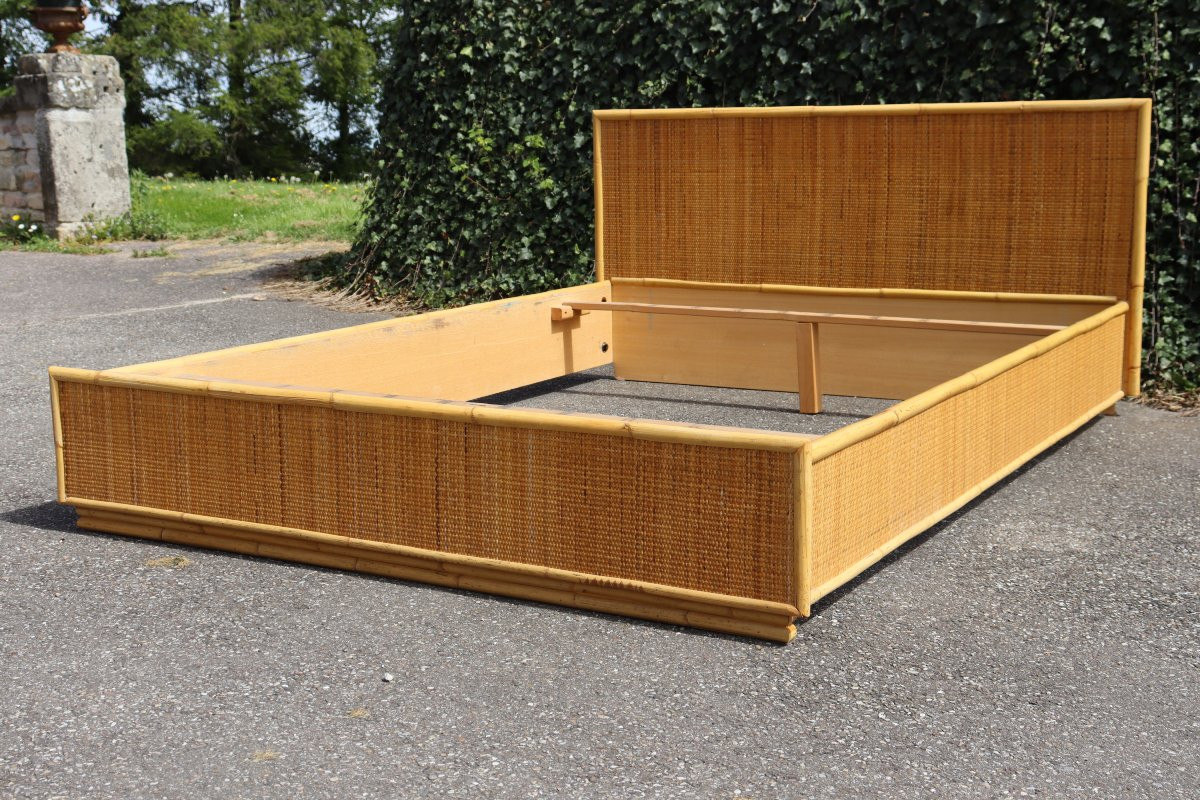 Rattan Double Bed By Dal Vera-photo-4