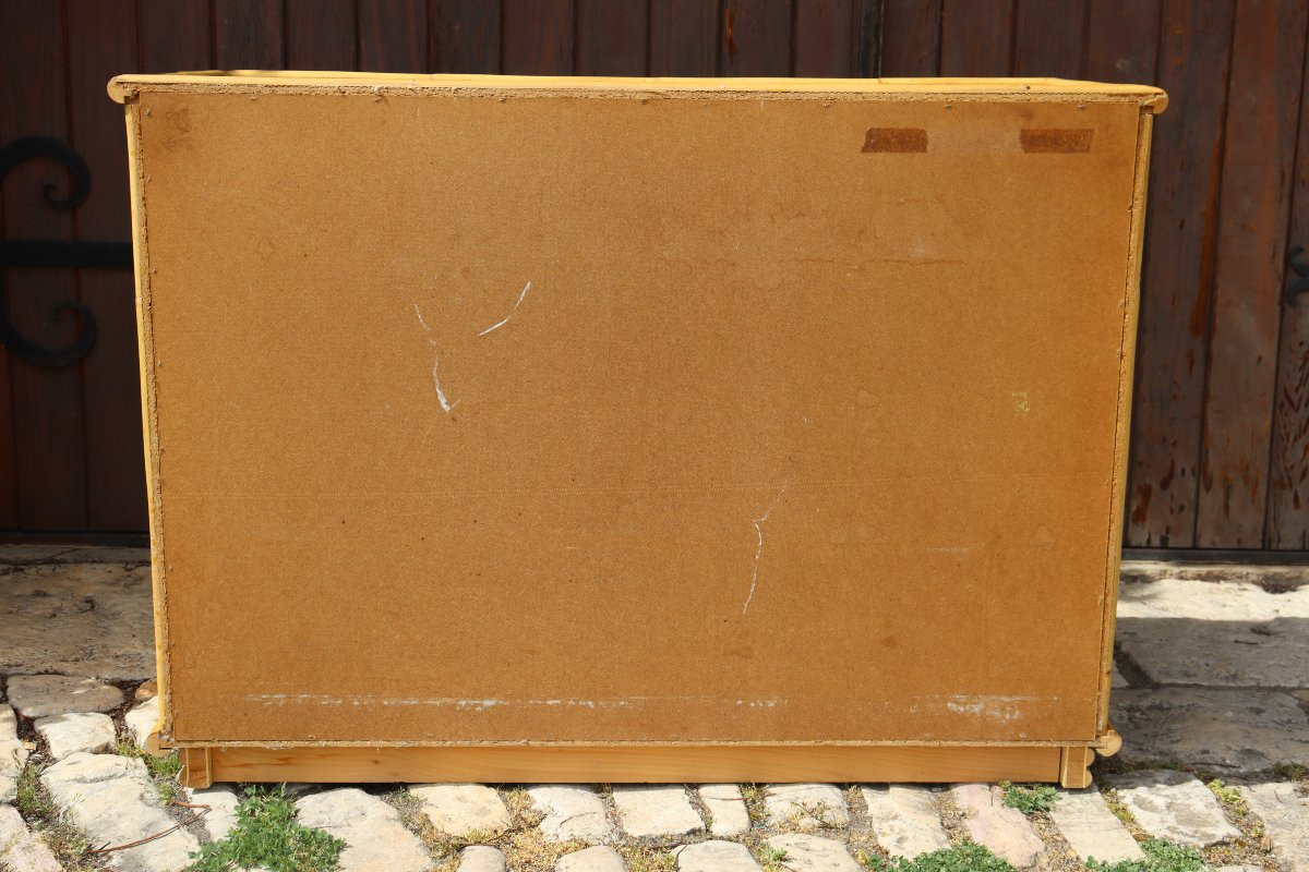 Commode rotin par Dal Vera Italie 1970-photo-3