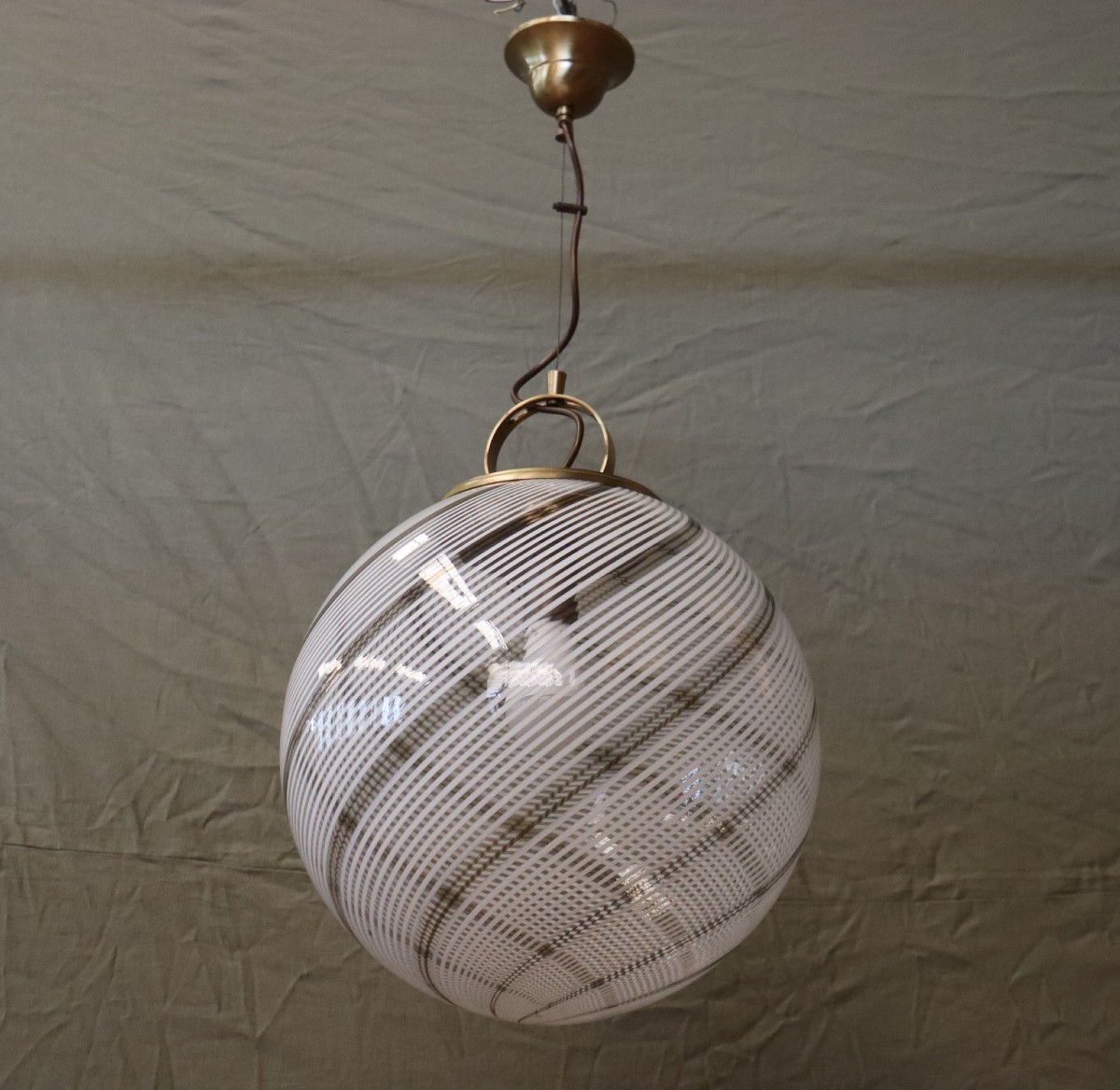 70's Murano Ball Chandelier