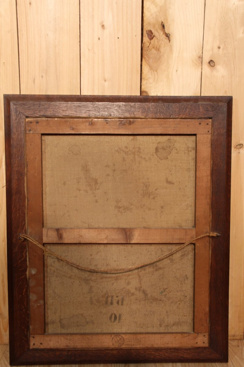 Tableau Ecole Suisse " Chateau De Chillon "-photo-3