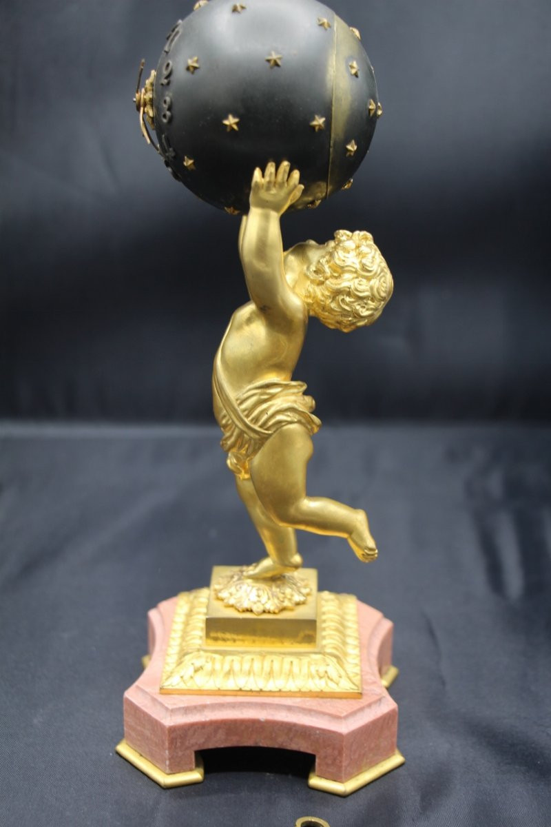 petite pendule mystérieuse XIXème  signé de Ferdinand Gervais -photo-1