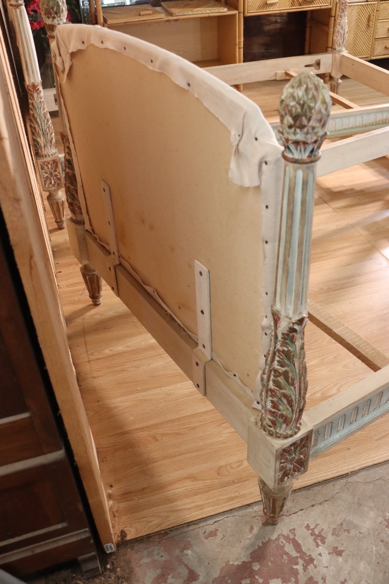 paire de lits jumeaux style louis XVI -photo-5