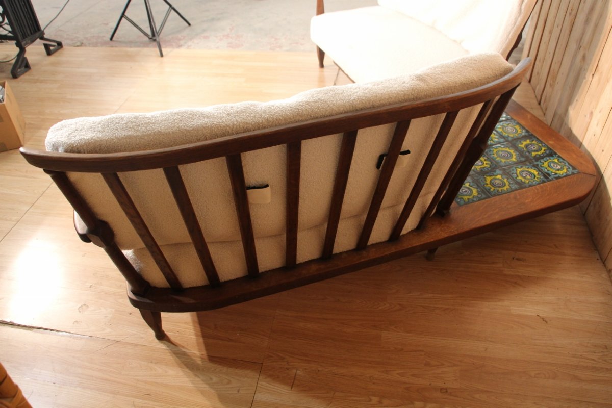 Corner Sofa By Guillerme Et Chambron 1960-photo-6