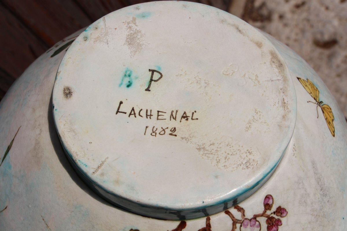 cache pot de Edmond Lachenal art nouveau -photo-2