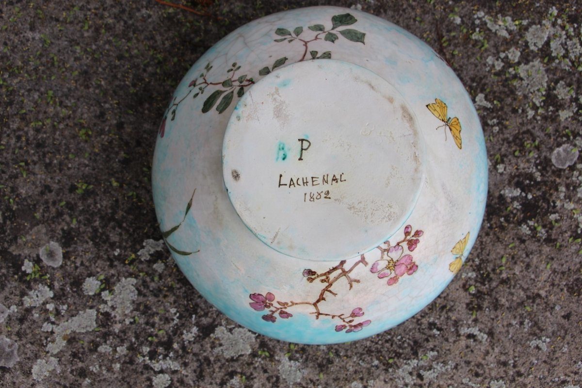 cache pot de Edmond Lachenal art nouveau -photo-3