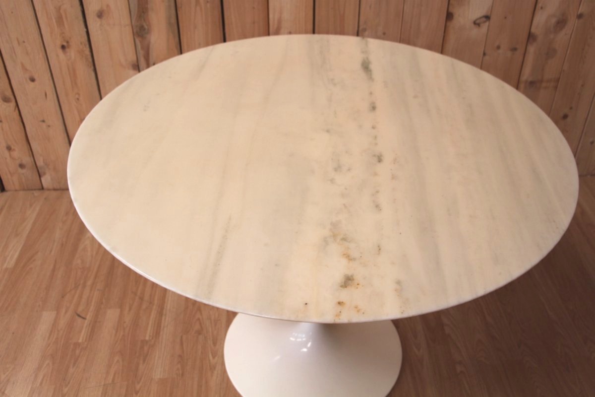 Eero Saarinen's Calacatta Marble Tulip Round Table - ø 107 Cm - Knoll-photo-2