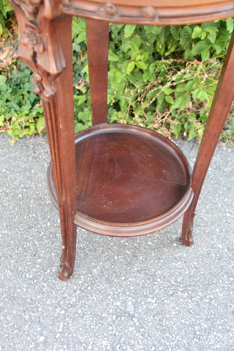 Stool, Majorelle Art Nouveau Side Table-photo-1