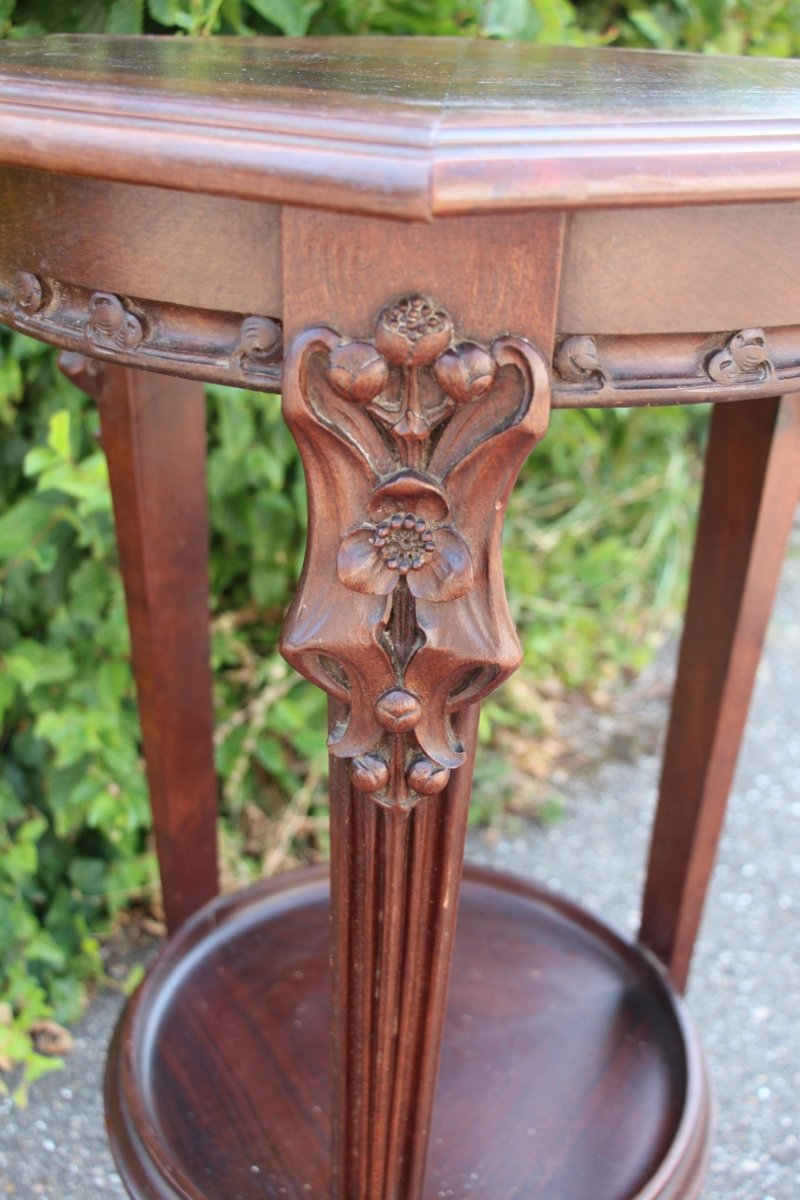 Stool, Majorelle Art Nouveau Side Table-photo-2