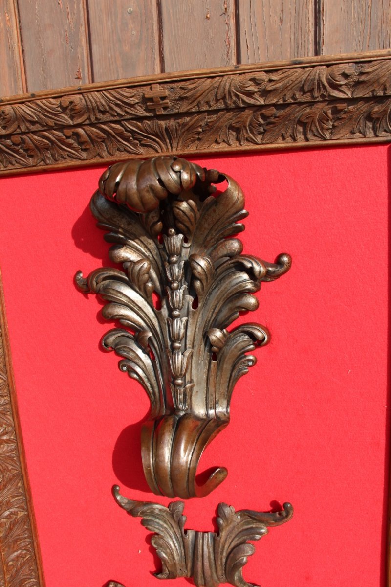 Ornamental Frame From Place Stanislas In Nancy, By Jean l'Amour, 18th Century-photo-2