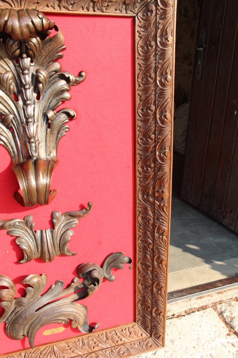 Ornamental Frame From Place Stanislas In Nancy, By Jean l'Amour, 18th Century-photo-4