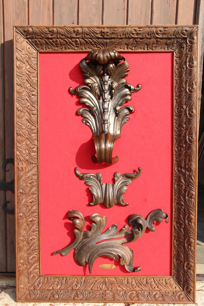 Ornamental Frame From Place Stanislas In Nancy, By Jean l'Amour, 18th Century