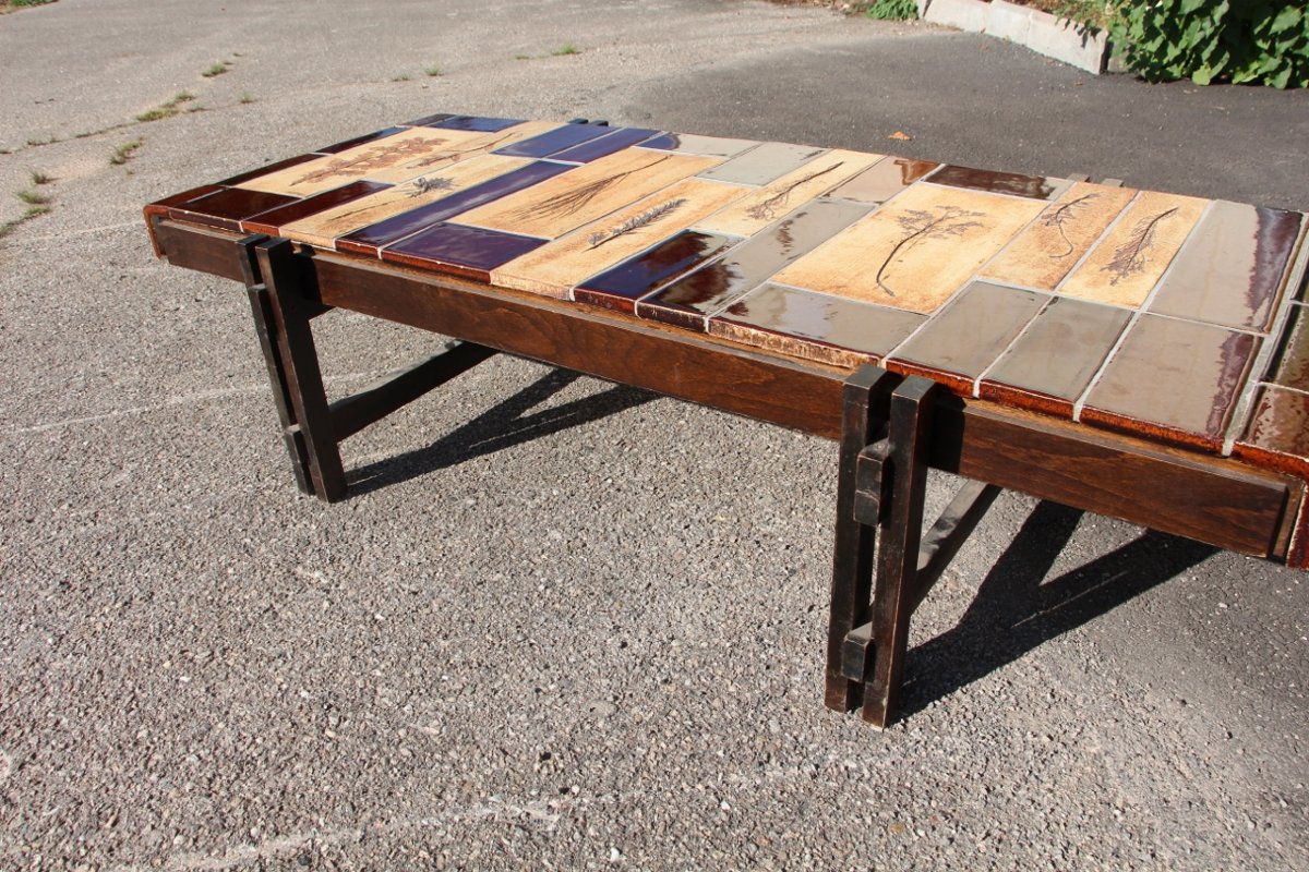 Coffee Table By Roger Capron At Les Herbiers -photo-2