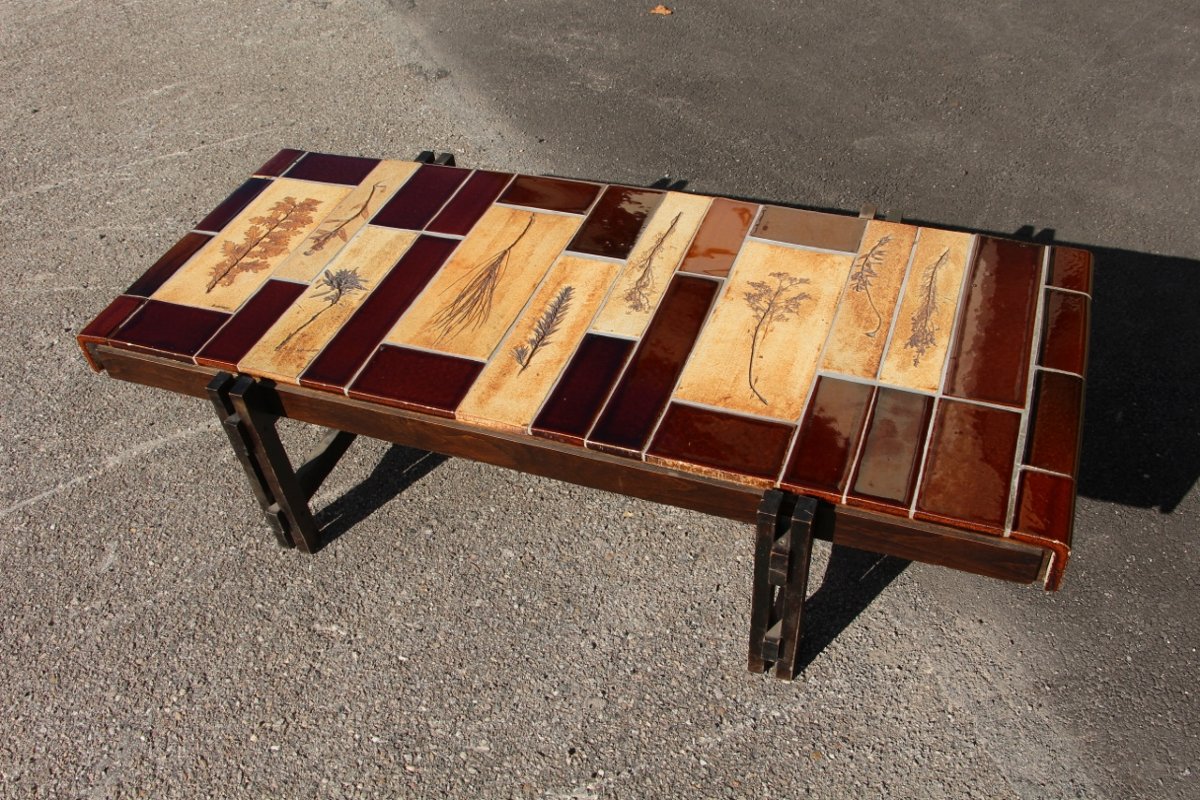 Coffee Table By Roger Capron At Les Herbiers 
