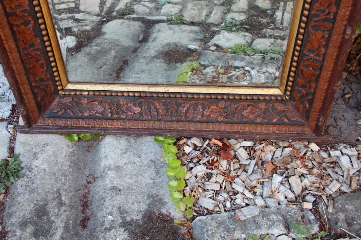 19th-century Black Forest-style Mirror Attributed To The Levera Brothers In Turin-photo-4