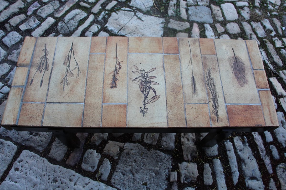 Coffee Table By Roger Capron At Les Herbiers-photo-2