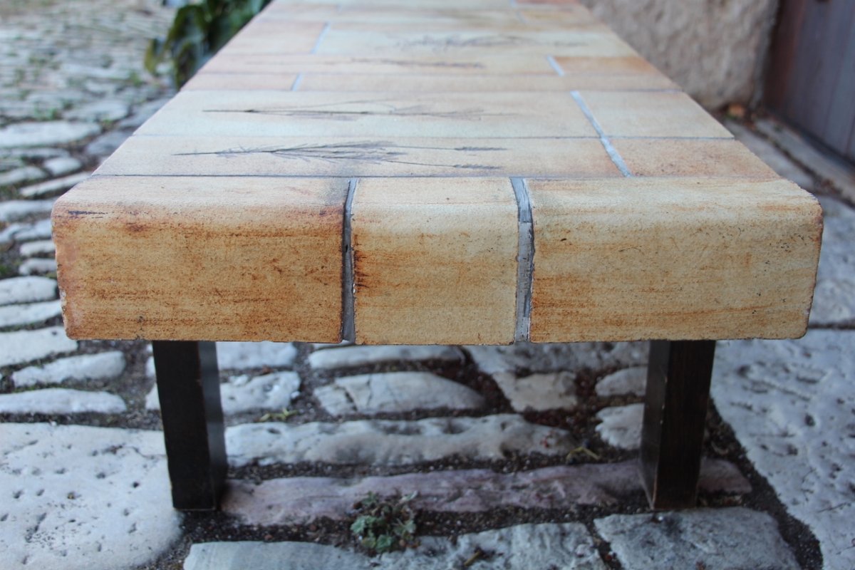 Coffee Table By Roger Capron At Les Herbiers-photo-4
