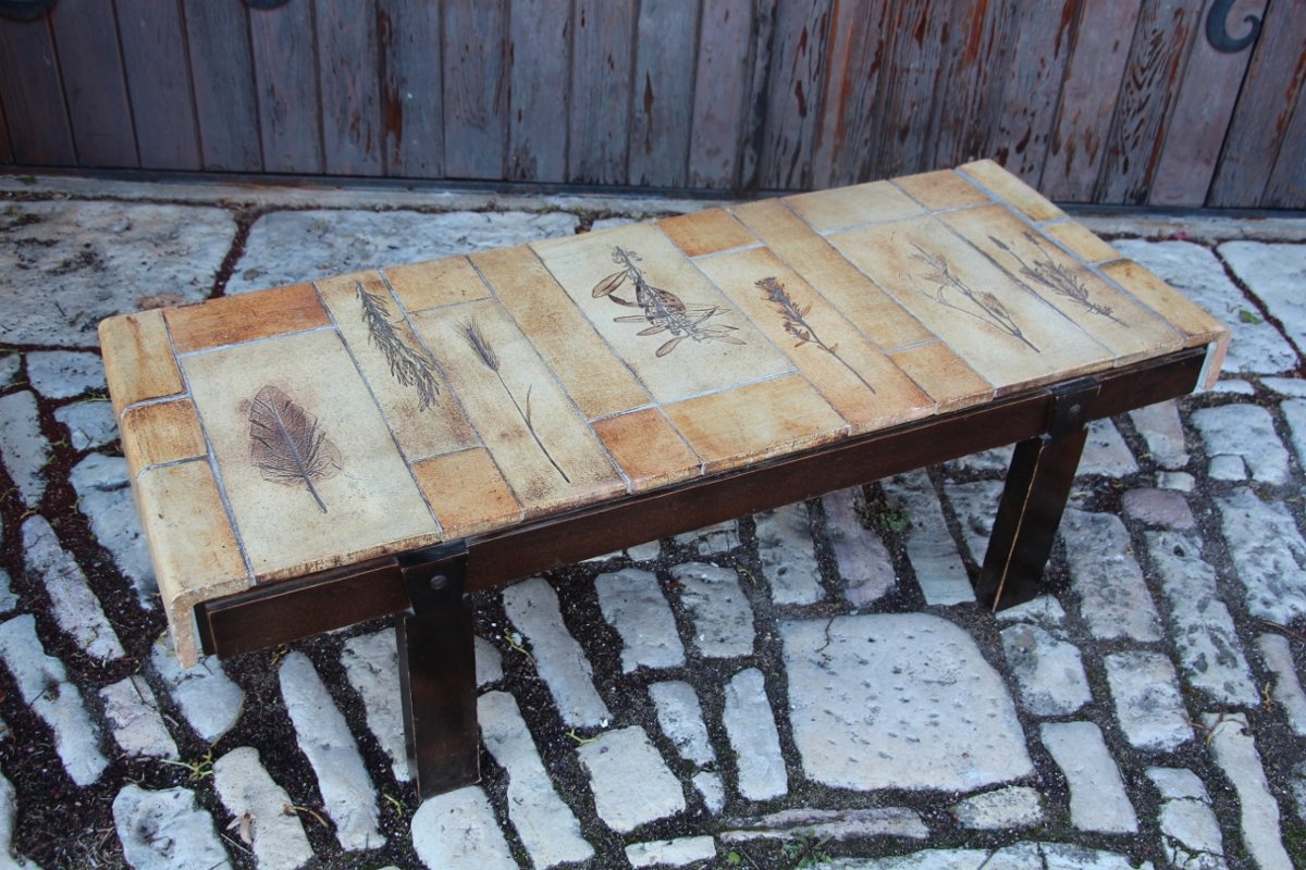 Coffee Table By Roger Capron At Les Herbiers