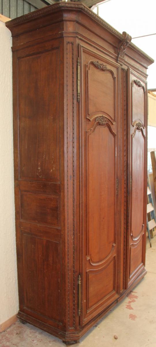 Grande Armoire De Château XVIII Eme -photo-1