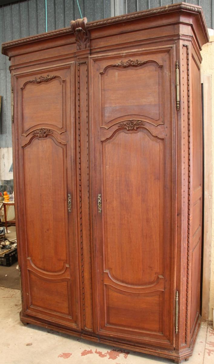 Grande Armoire De Château XVIII Eme -photo-3