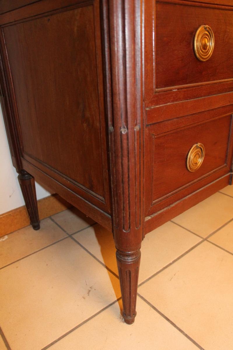 Commode Louis XVI Stamped Schiler-photo-4
