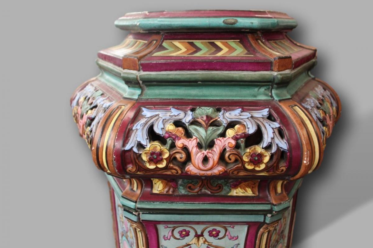 Stove In Faience Toul-bellevue-photo-4
